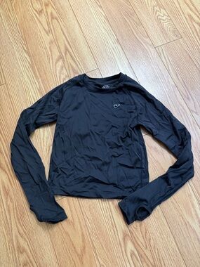 lululemon athletica Black Long Sleeve Athletic Tee